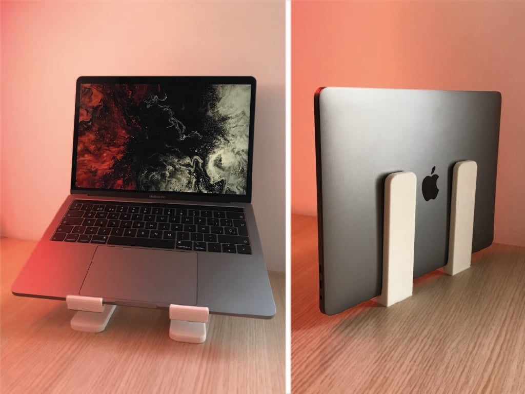 2-positions stativ för bärbar dator för MacBook Pro 13"