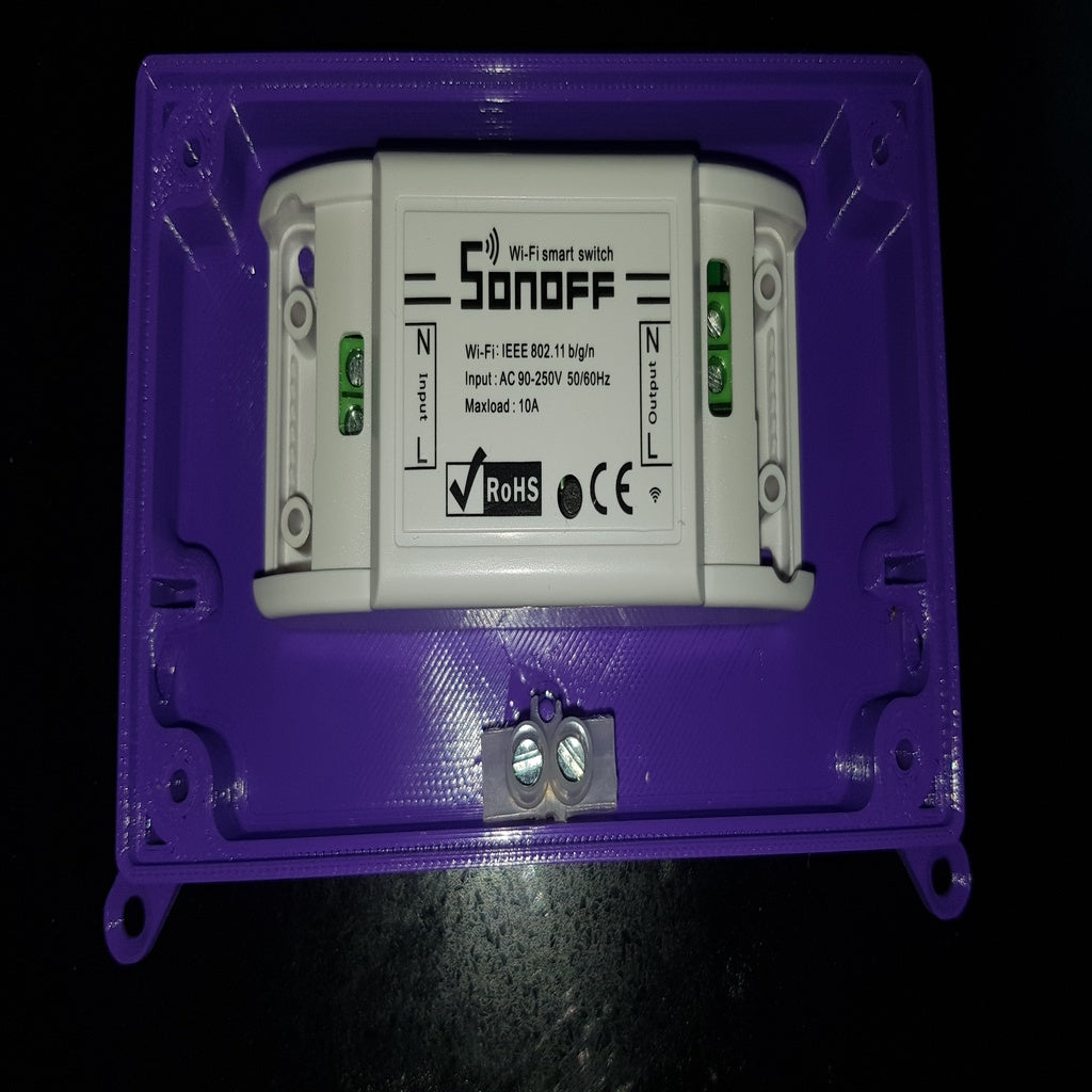 Väggmonteringsbox för Sonoff Basic