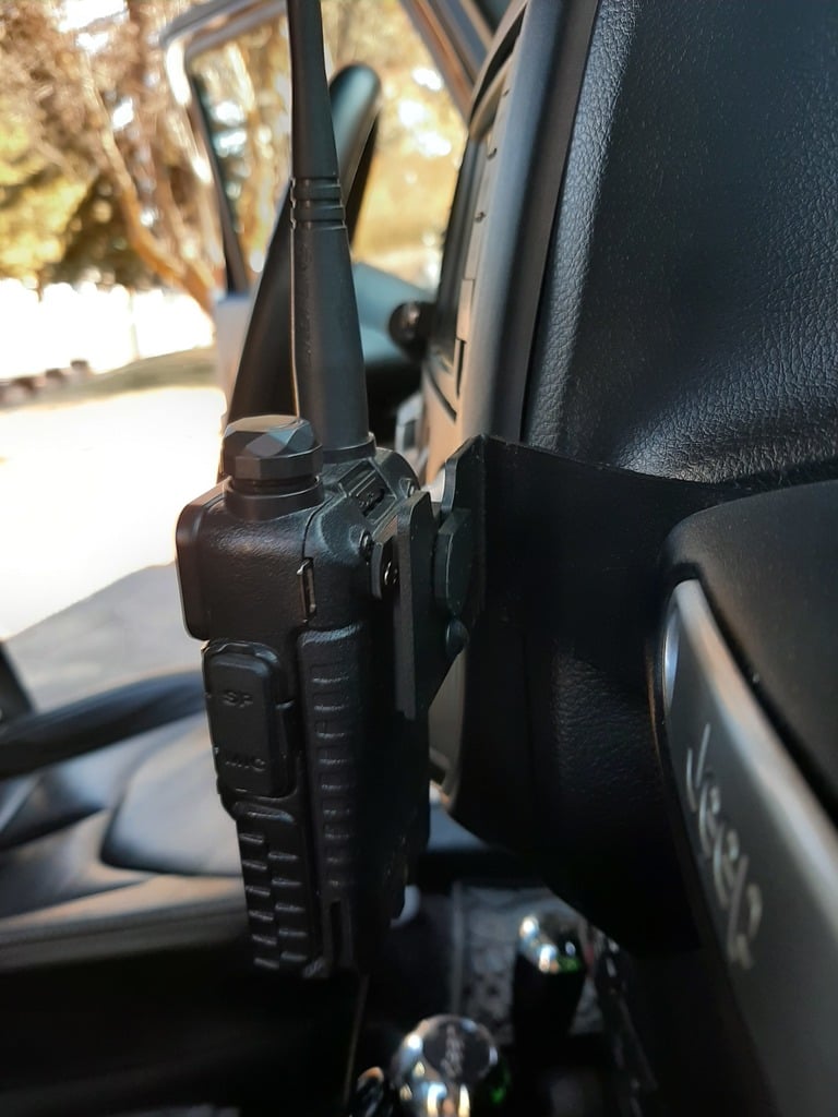 Baofeng UV5R Mikrofonknappadapter för Jeep