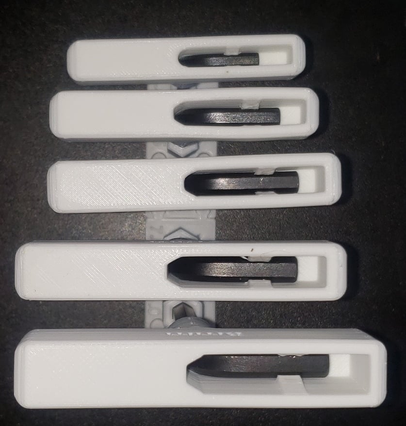 Sexkantshandtag "Snap-Lock" insexnyckelset med modulära hållare 1,3 mm till 10,0 mm