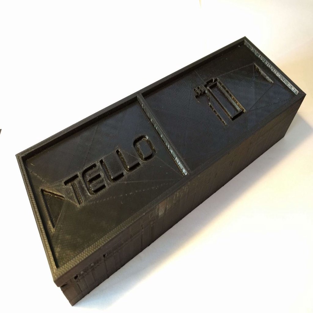 TELLOBOX för förvaring av batterier, laddningsnav och drönardelar