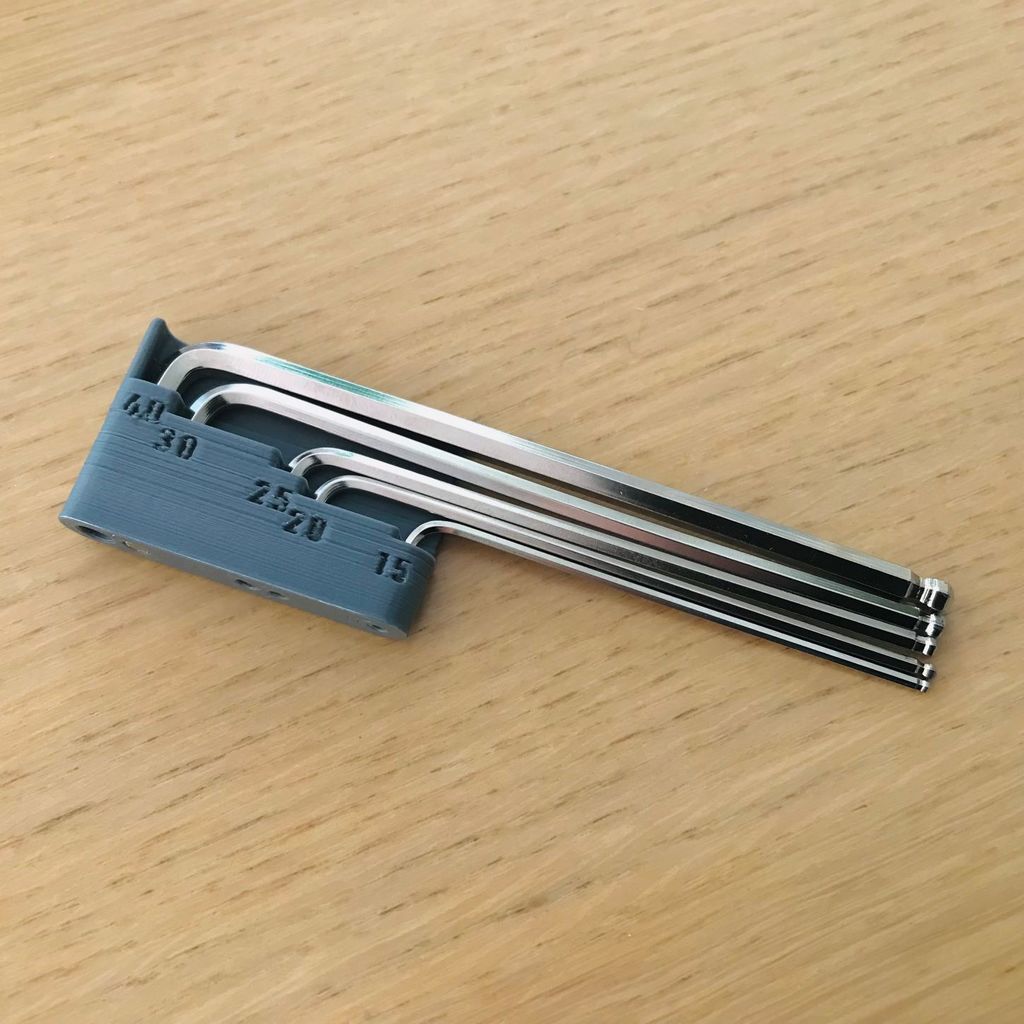 Kompakt hållare för insexnyckel / sexkantnyckel för Ender 3 Pro
