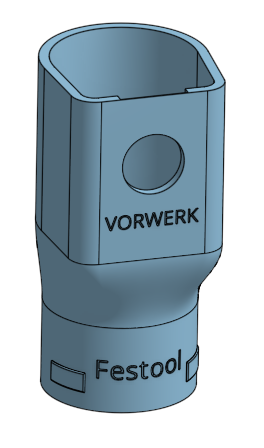 Festool Dammsugarslangadapter för Vorwerk Dammsugare