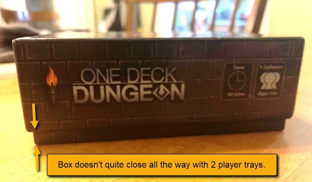 Tillbehör för One Deck Dungeon-spelet