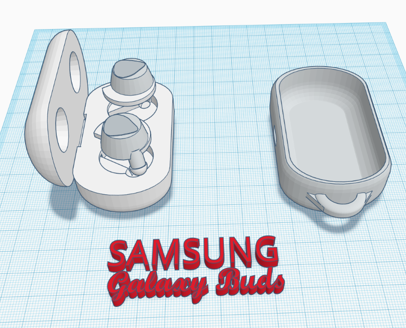 Samsung Galaxy Buds nyckelring och fodralhållare