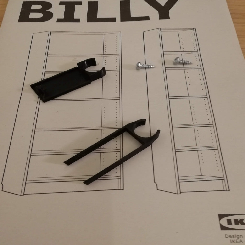 Billy hyllklämmor till Ikea Not lampa