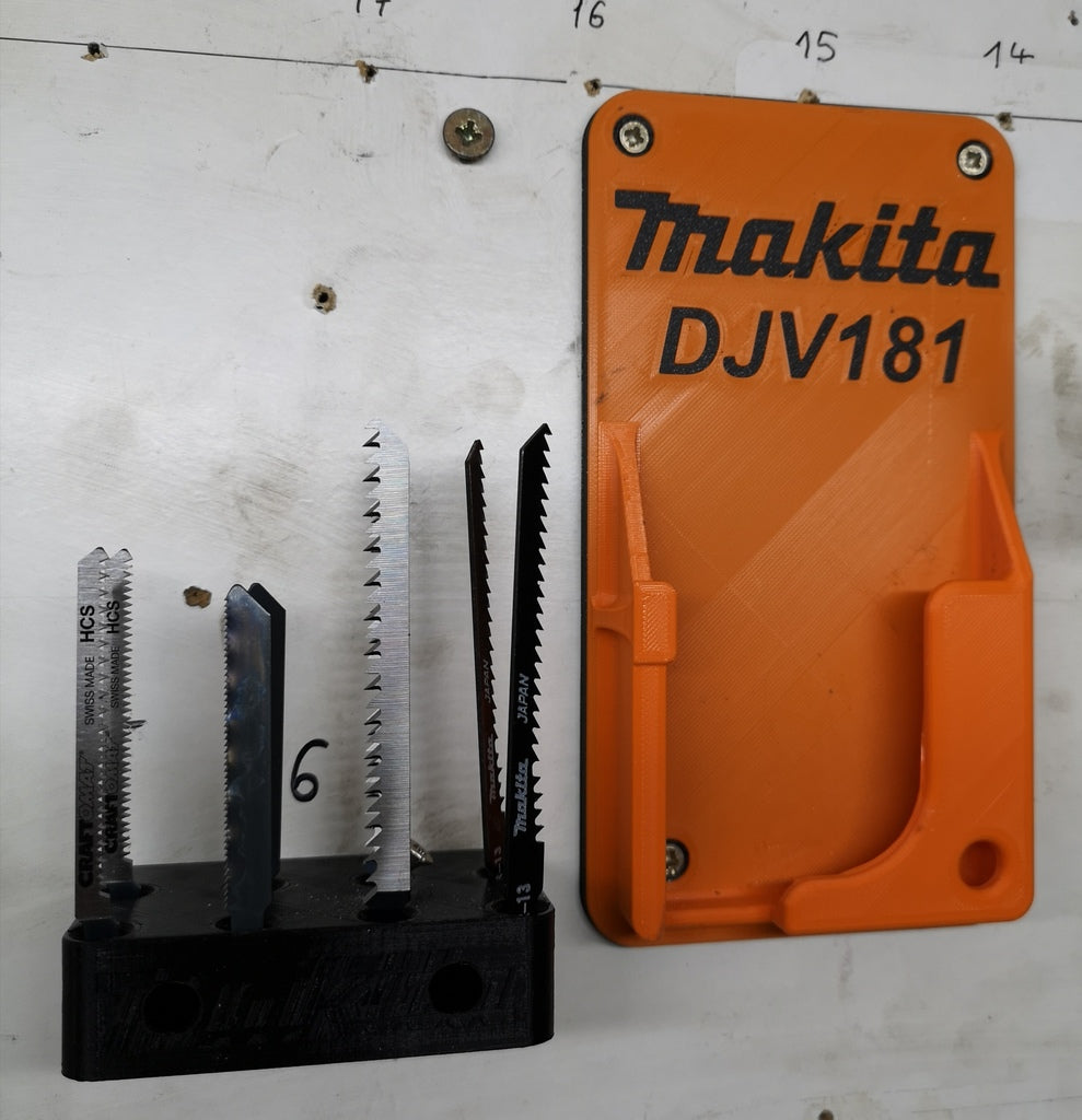 Väggmonterad Makita DJV181 sticksåg