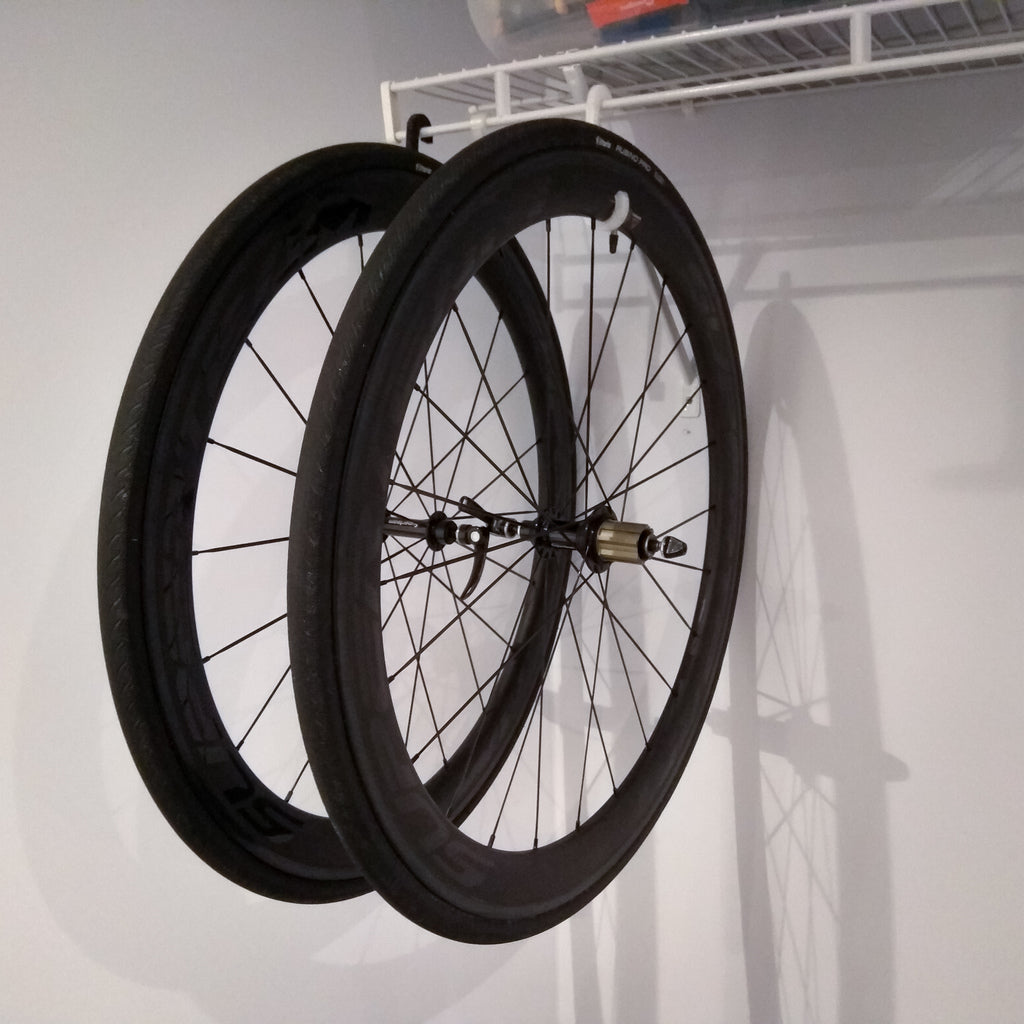 Förvaringskrok för cykelhjul