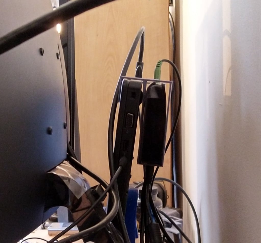 Vertikal USB-dockningsstation för bärbar dator för Kensington, Dell och Lenovo