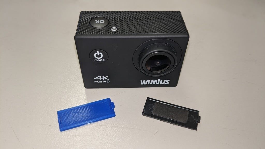 Byte av batterilucka till Wimius 4K Action Camera