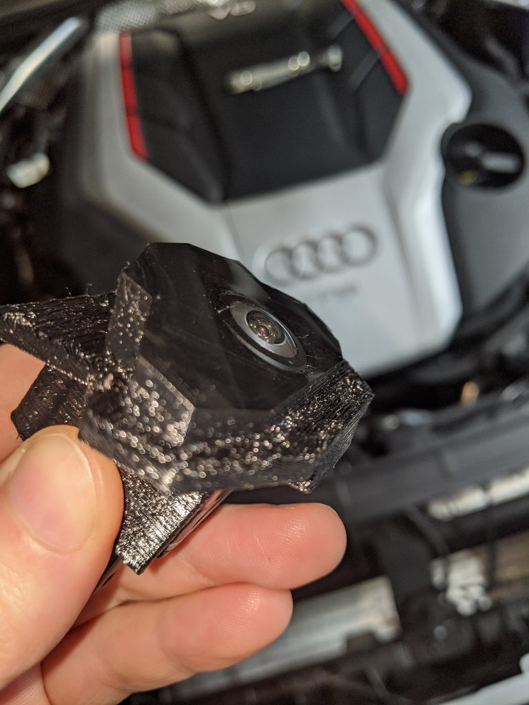 3D-utskrivbar Audi B9 A5/S5 främre kamera monteringsfäste för RS stil grill