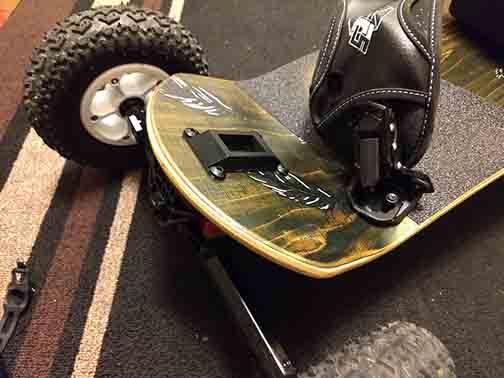 GoPro-fäste för Old School Skateboard och Longboard