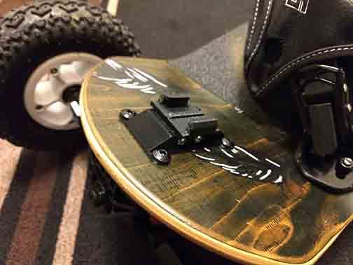 GoPro-fäste för Old School Skateboard och Longboard
