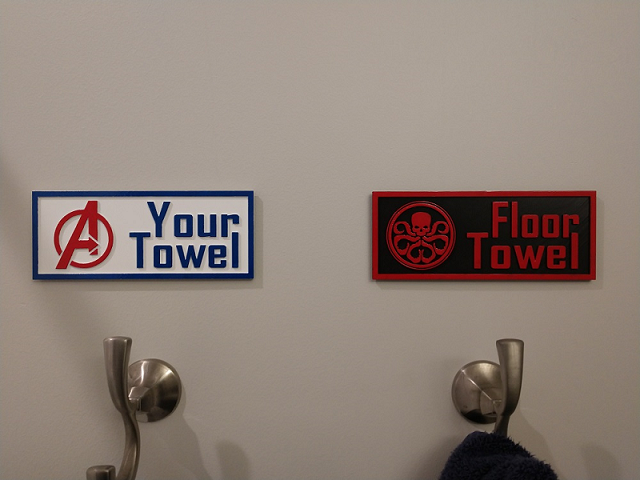 Avengers Handdukshängare för badrummet
