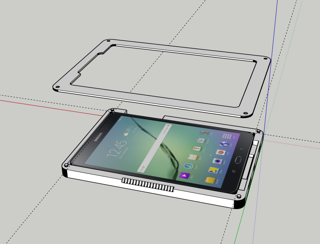 Väggfäste för Samsung Galaxy Tab S2 8"