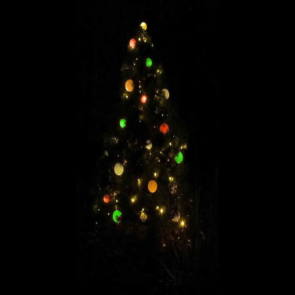 LED julgranskula med ljus