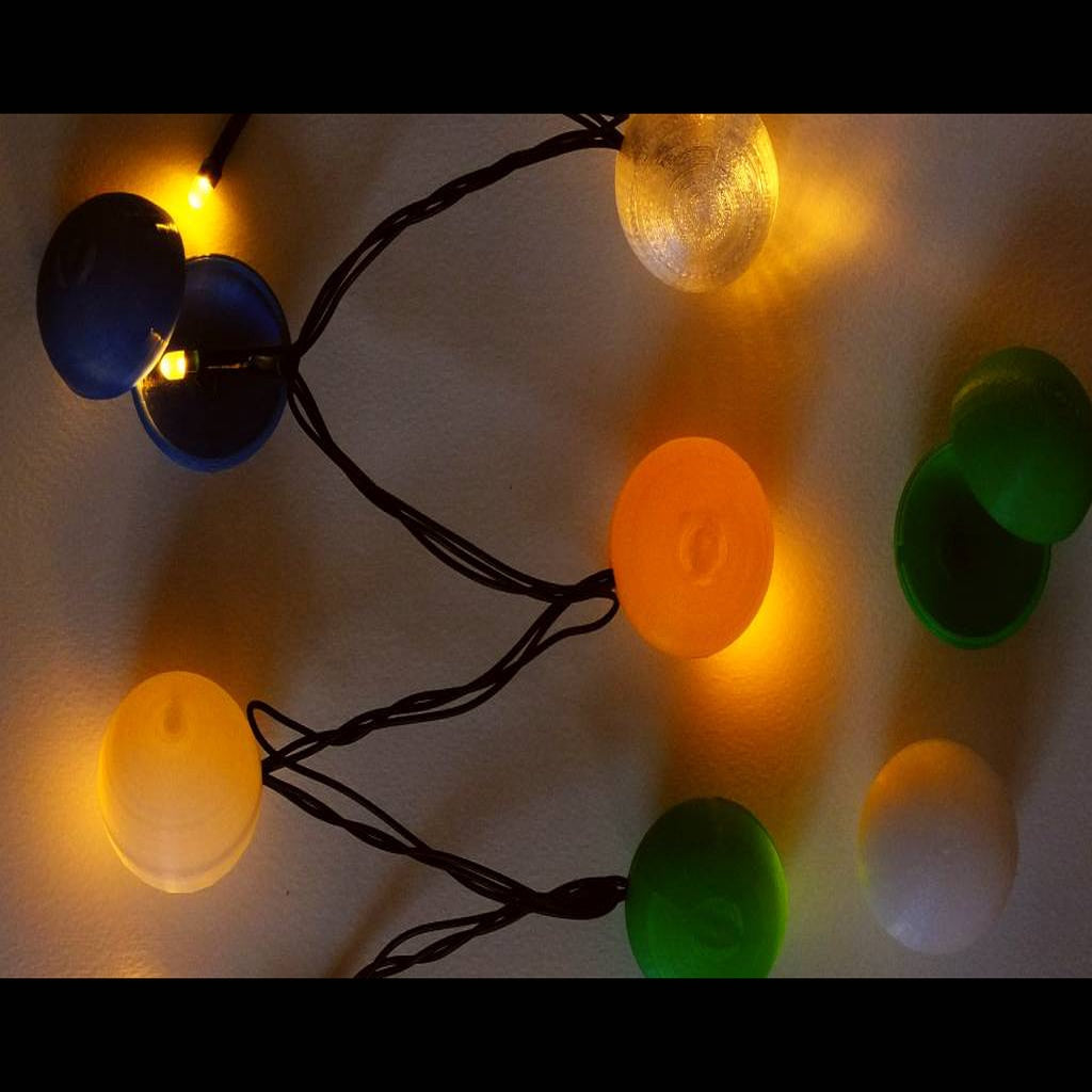 LED julgranskula med ljus