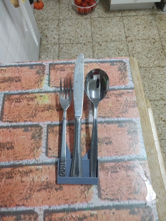 Kniv, sked och gaffel till köket