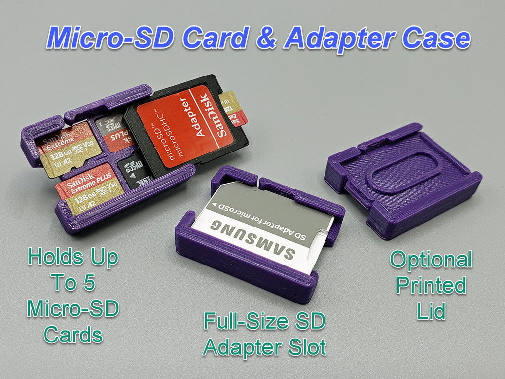 Micro-SD-kort och adapterfodral, liten