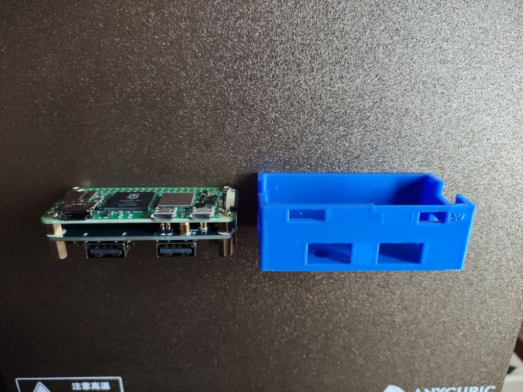 Pi Zero (2) W med USB HUB HAT och 4" pekskärm för Anycubic Vyper