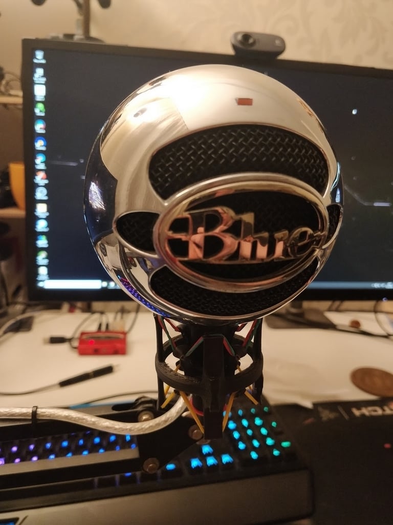 Minichockfäste för Blue Snowball Microphone