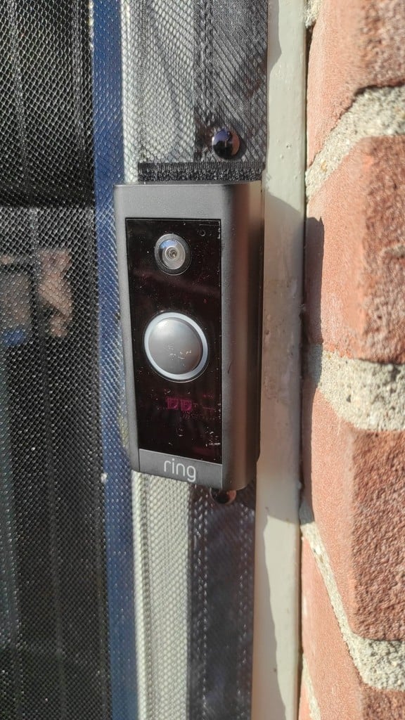 Vinklad montering för Ring Video dörrklocka (höger: 20, upp: 10)