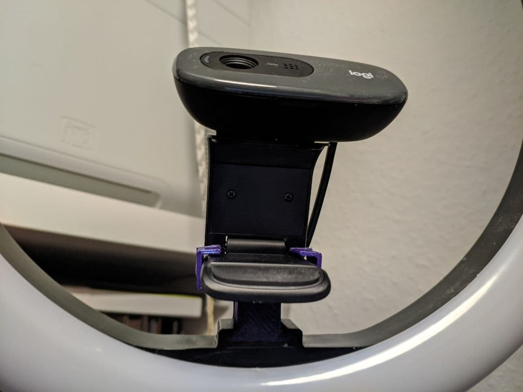 C270 ringljus och stativfästeadapter för Logitech webbkamera