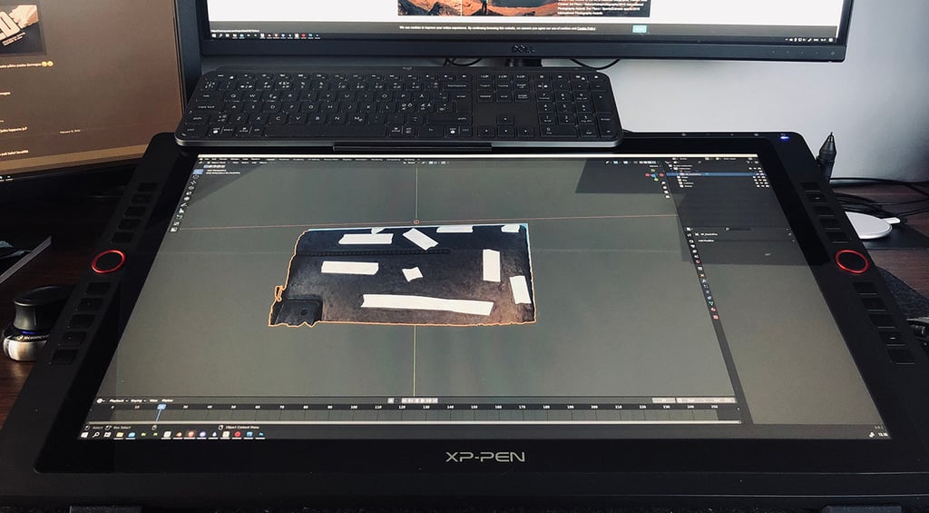 XP-Pen Artist 24 Pro Tangentbordshållare / bricka