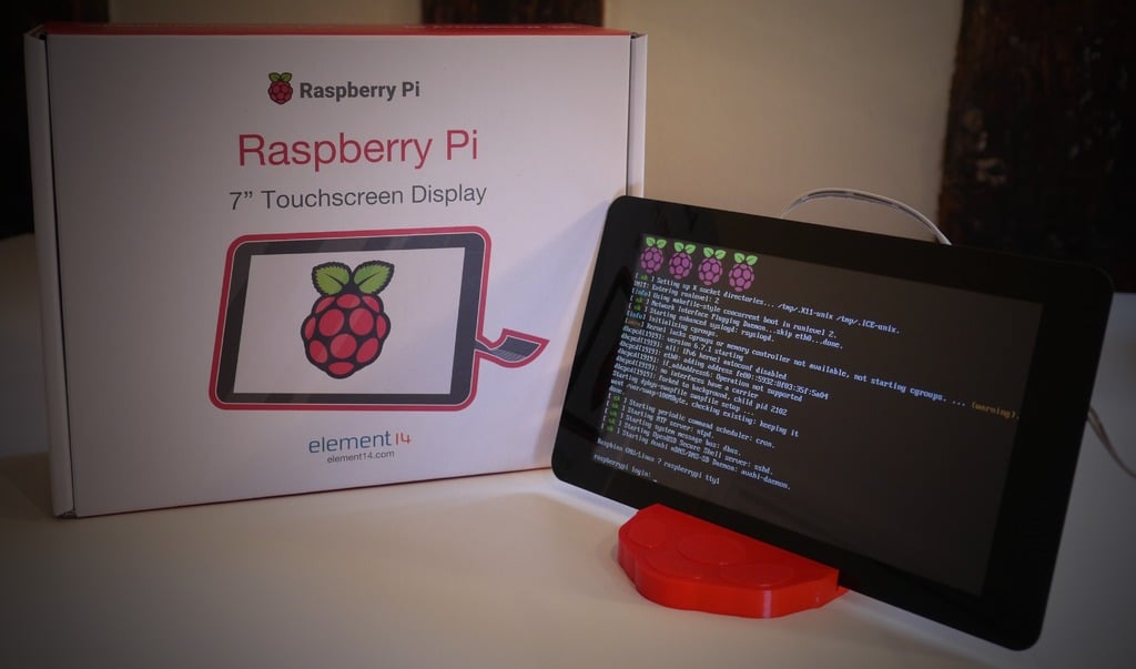 Raspberry Pi pekskärmsstativ för 3D-skrivare