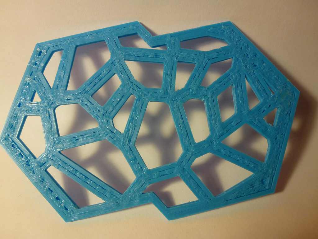 Voronoi tvålkopp designad i Tinkercad
